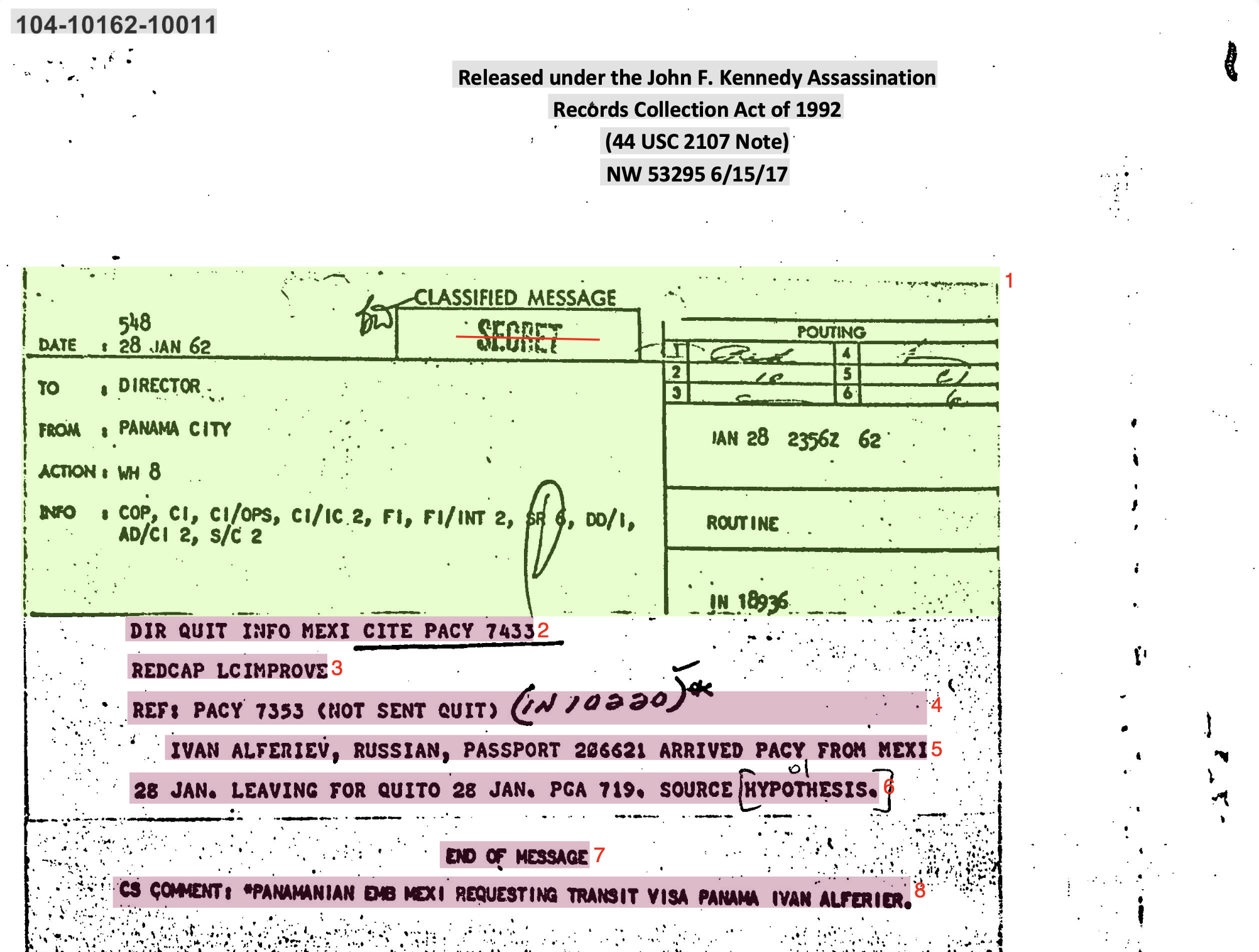 Fragment of analysis PDF file