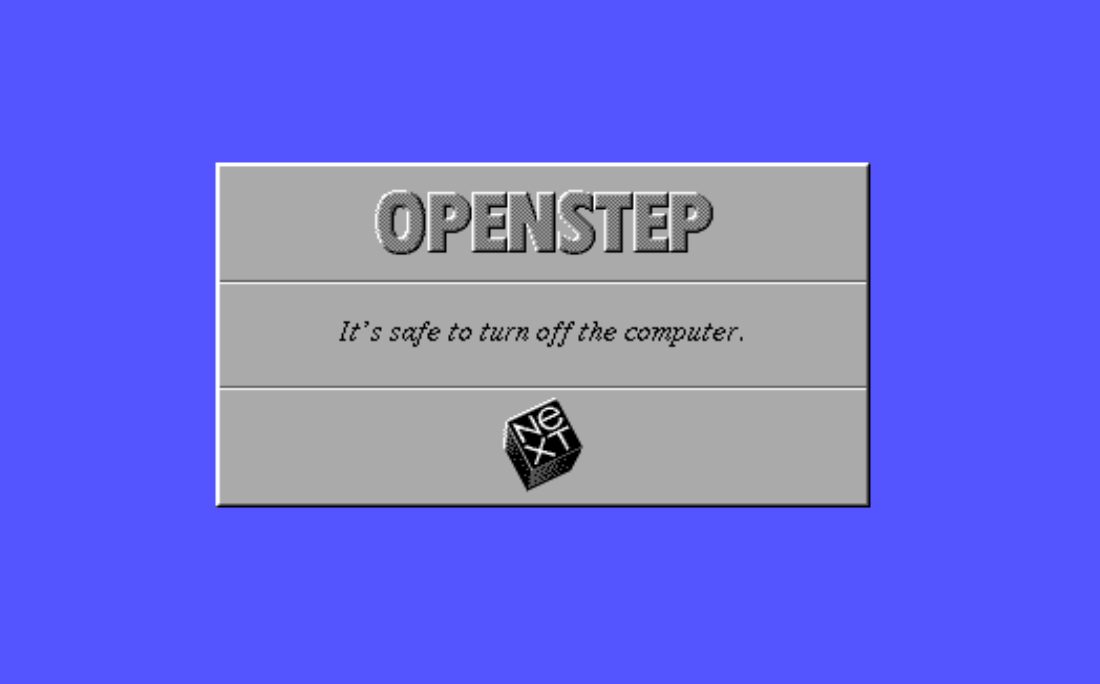 It is safe to turn off the computer